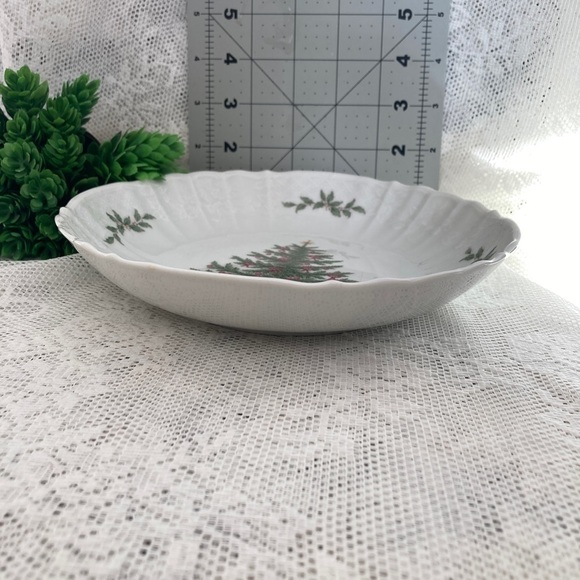 Vintage AK Kaiser Collector Plate Christmas Tree & Holly West Germany 683 - Picture 4 of 4